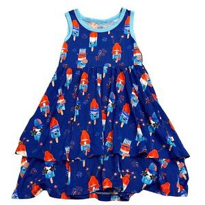 Birdie Bean Toddler Girl's Bamboo 4th of July Popsicle Tank Dress